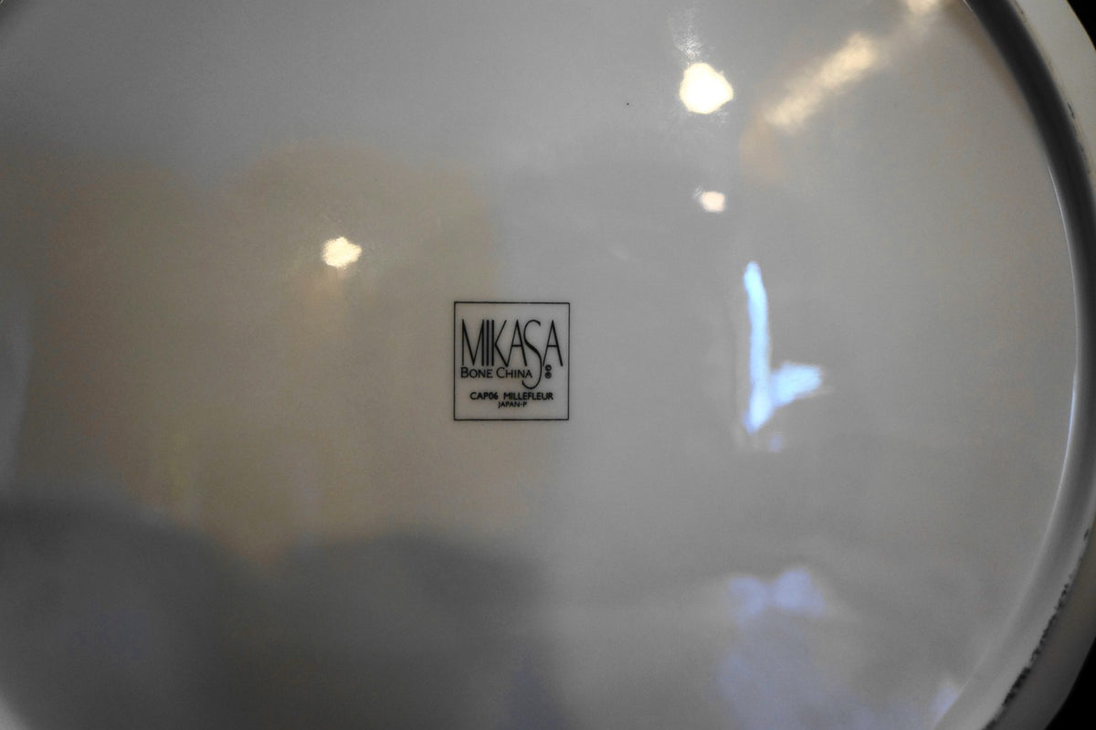 Mikasa Millefleur Cake Chop Plate Platter