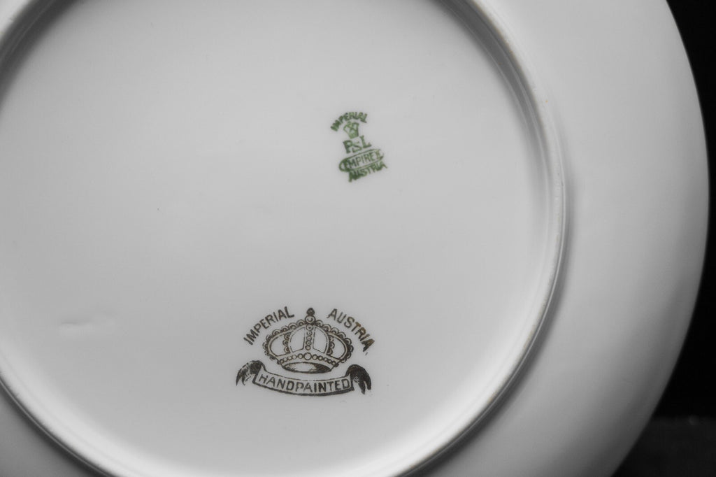 PSL Imperial Austria Pfeiffer and Lowenstein Grapes Cabinet Plate