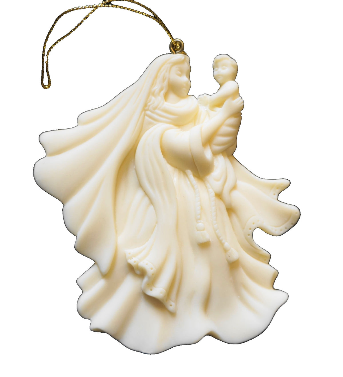 Avon Season's Joy Mother and Child Resin Ornament 1997