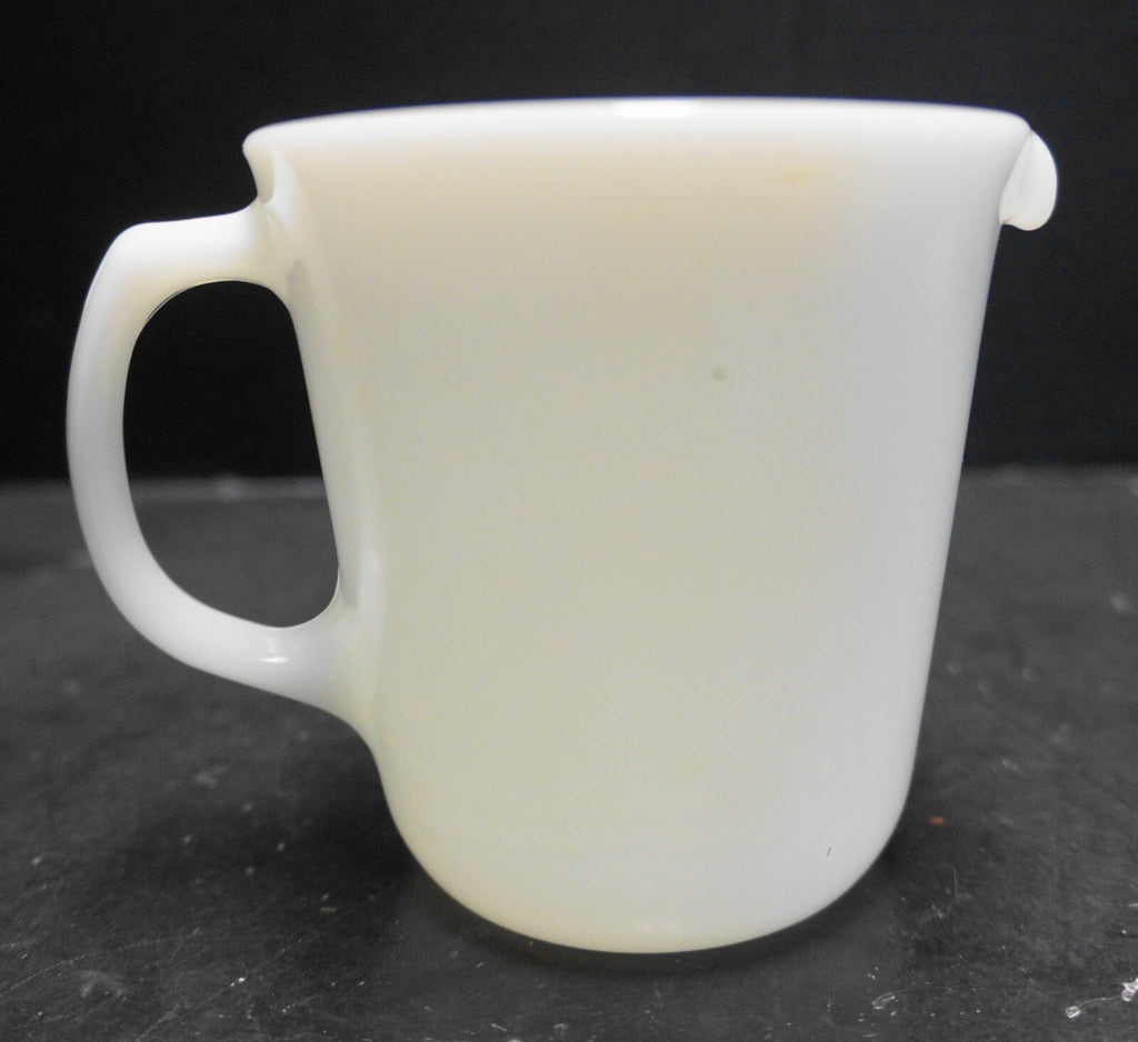 Pyrex Plain White Creamer