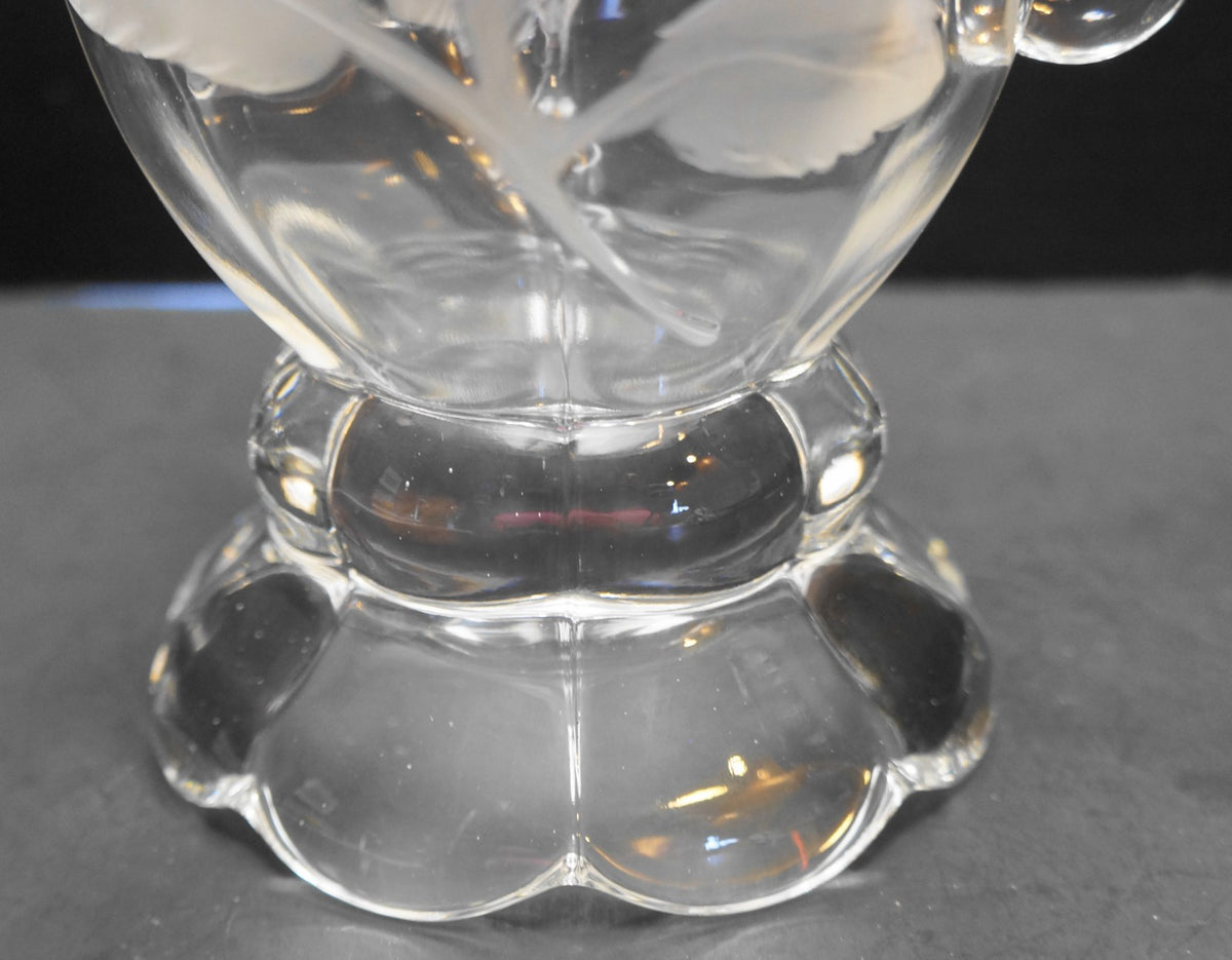 Bouquet Crystal Clear Industries Frosted Roses Pitcher 40 OZ