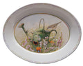 Marjolein Bastin Wildflower Meadow Oval Platter 1990s Hallmark