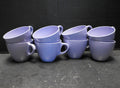 Royalon Corsage Purple Melmac Melamine Cups Set of 8