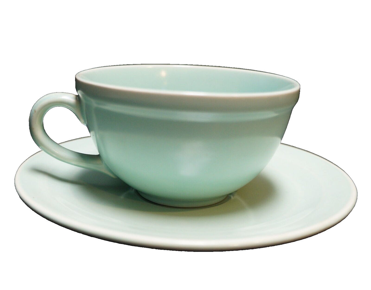 Vernon Kilns Modern California Pistachio Green Cup Saucer
