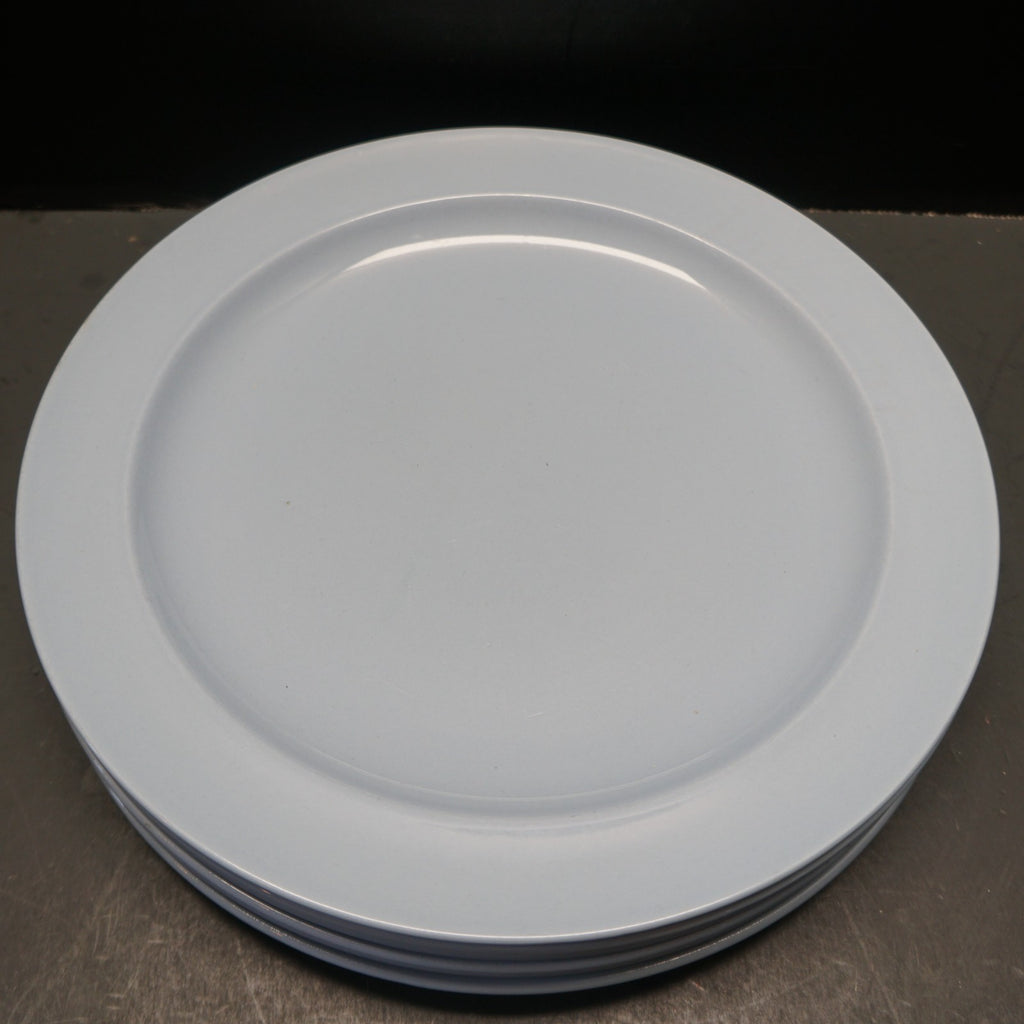 Lavender by Wedgwood Solid Smooth Light Blue Dinner Plates Set of 6