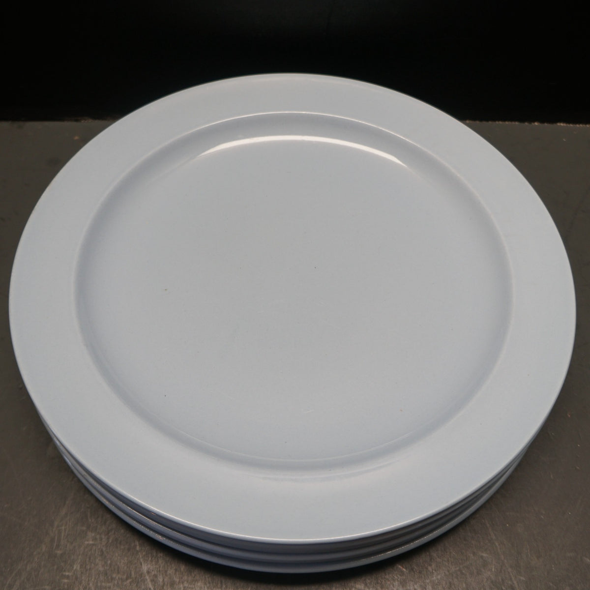 Lavender by Wedgwood Solid Smooth Light Blue Dinner Plates Set of 6