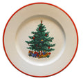 Taylor Smith Taylor Holly Spruce Dinner Plate Red Trim