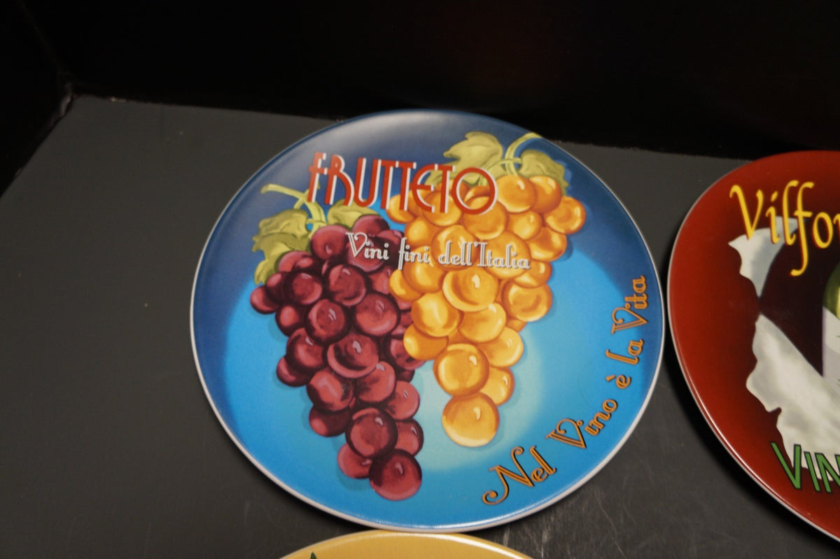 Pottery Barn Wine Bar Cocktail Side Plates Set of 4