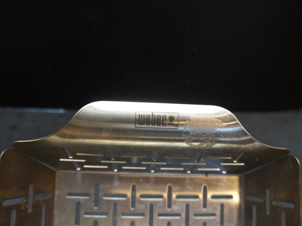 Weber Stainless Square Grill Basket 9 1/2" x 7 1/2" x 2 Used