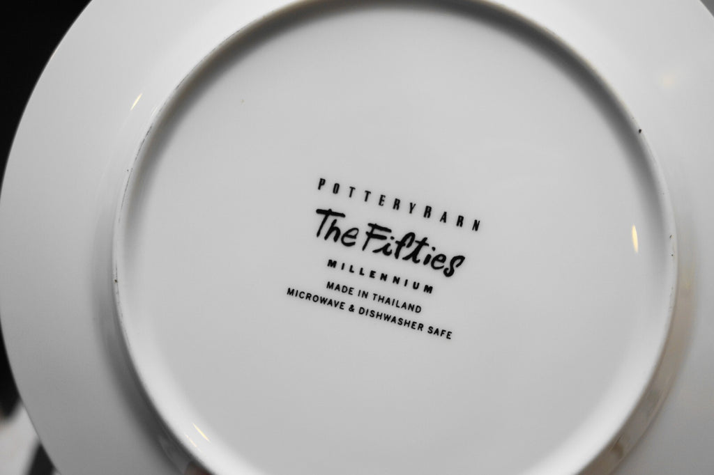Pottery Barn Millenium The Decades Salad Plates Set of 12
