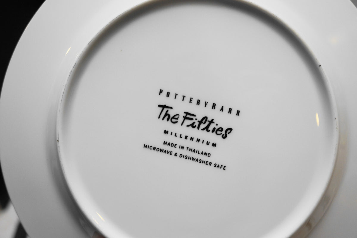 Pottery Barn Millenium The Decades Salad Plates Set of 12