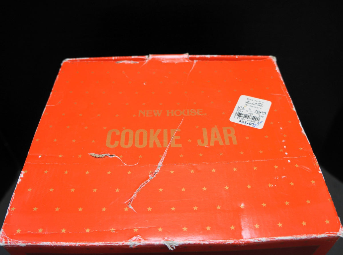 Certified International Cookie Jar Canister Christmas House 1990s