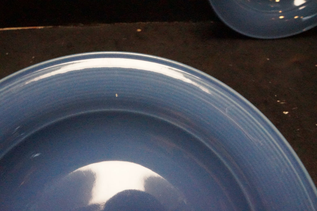 Nancy Calhoun Sky Blue Solid Colors Soup Bowls Pair